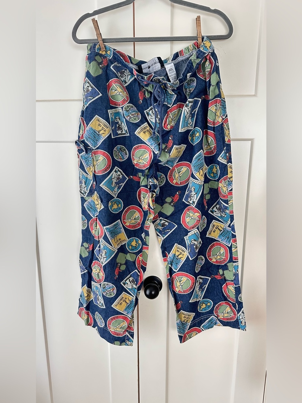 Vintage Sag Harbor Sport Vacation stamp Pants L